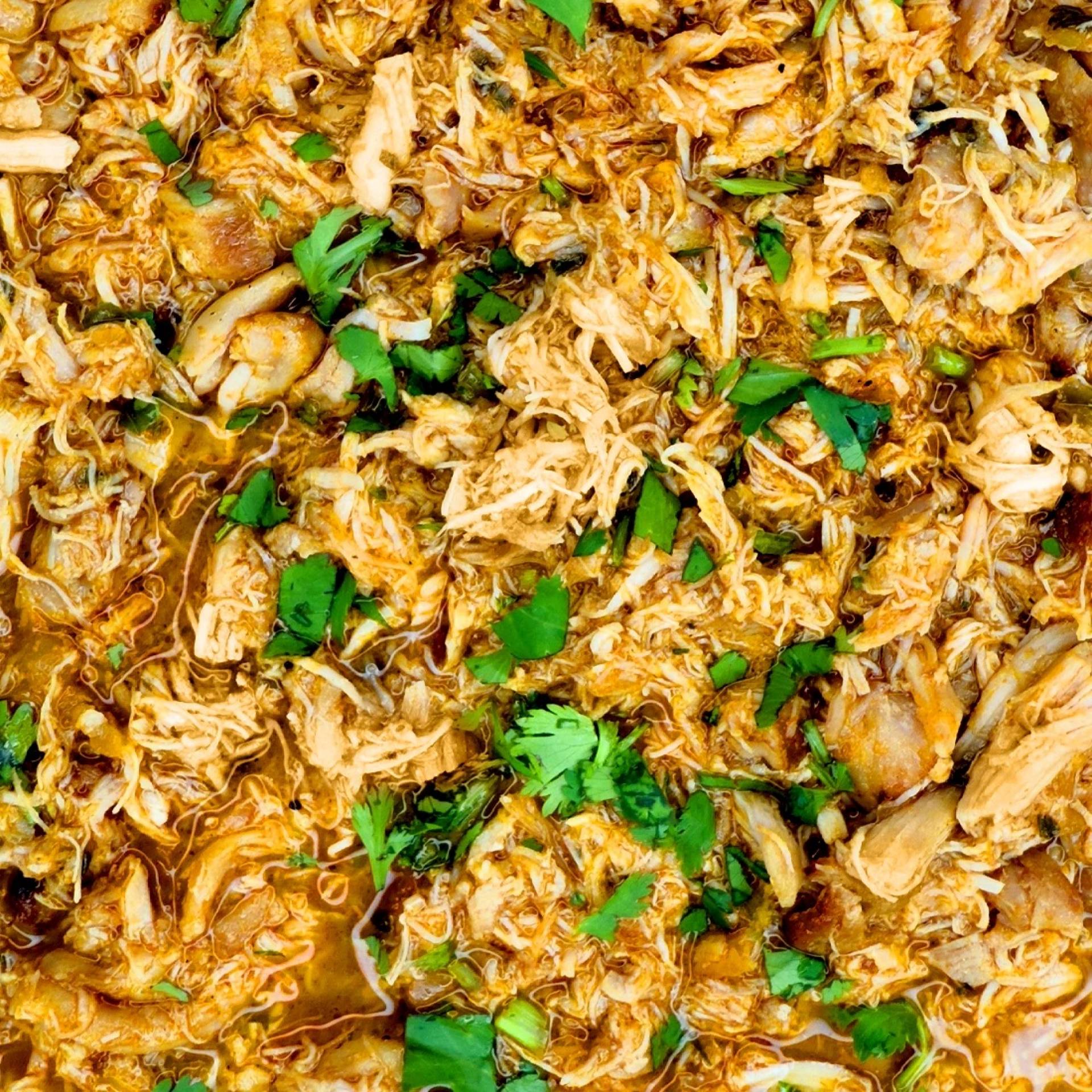 V1. Pollo Desmenuzado