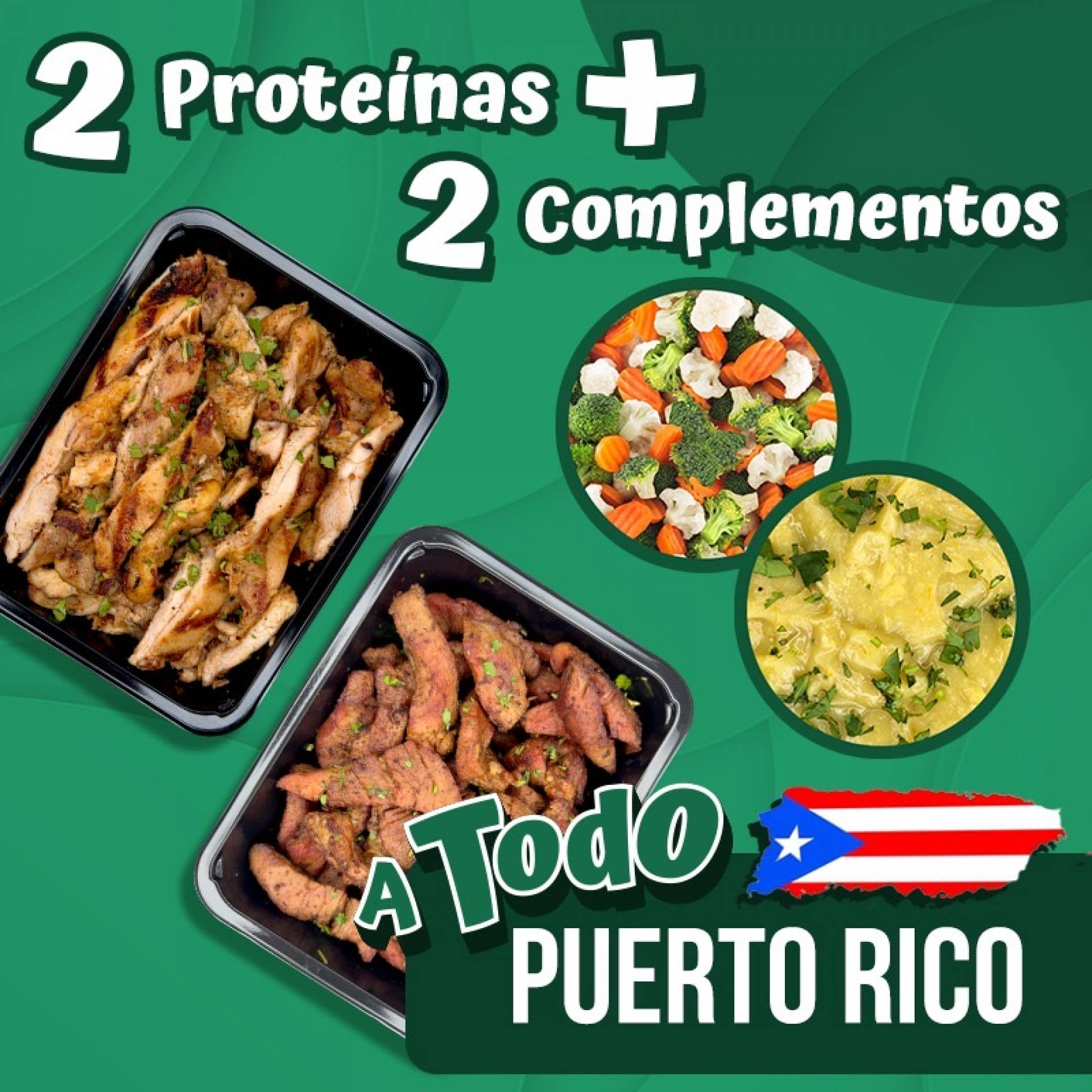 2 Proteinas + 2 Complementos (Vaquita Bowls Pack) PR
